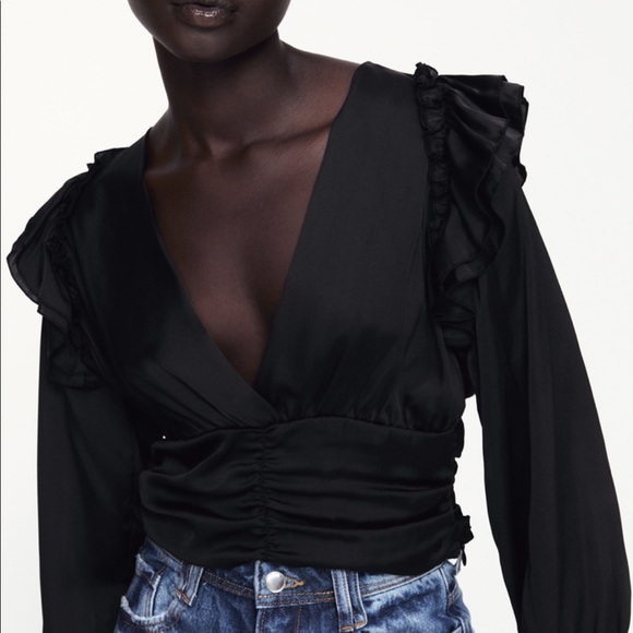 🆕Zara crop top - Picture 1 of 8